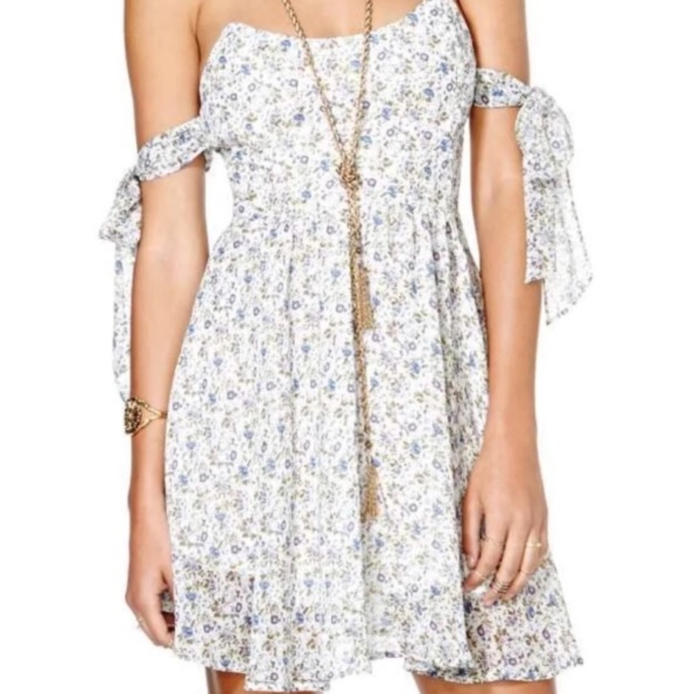 For Love and Lemons Floral Babydoll Mini